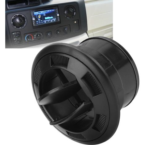 Déflecteur de climatisation 75mm noir universel pour bus et camping-car, sortie d'air ronde (1/5)