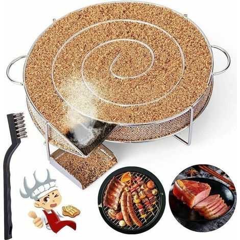 Générateur de Fumée Froide pour Fumoir Fumage Viande Poisson avec Brosse Nettoyage Grille Barbecue (1/5)