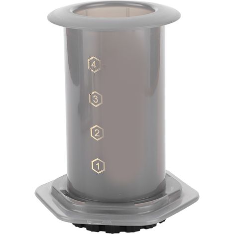Cafetière à piston portable intégrée avec 400 filtres en papier pour la maison et le bureau (noir) (1/5)