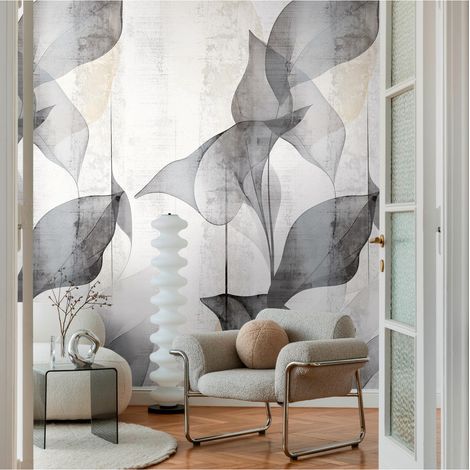 A.S. Creation Fototapete 8.80 x 0.53 m Livingwalls Abstrakte Tapete Grau 791449 Grafik CosmoLiving by Cosmopolitan (1/3)
