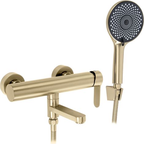 Badewannenarmatur Rea Arcos Brush Gold