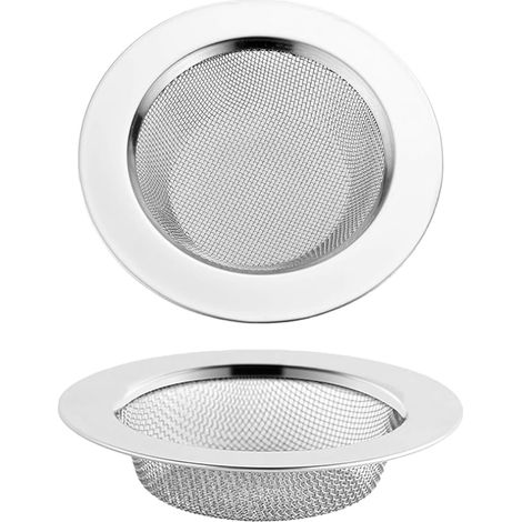 Filtre Inoxydable Evier Panier Accessoire Universel Sink Filter Strainer pour Évier de Cuisine Baignoire Salle Bain Diamètre Extérieur 7,5 cm 3in Diamètre Intérieur 4,5 cm 1.77in (1/5)