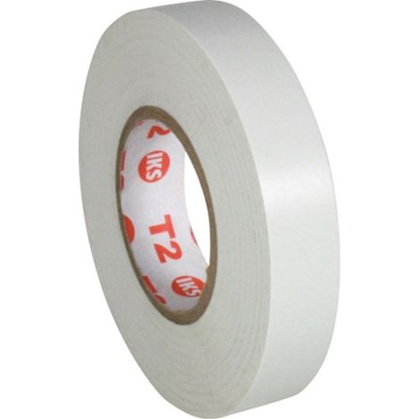 Ruban isolant E91 blanc longueur 33 m largeur 19 mm (1/2)