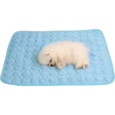 1 Tapis rafraîchissant,soie glacée,respirant,sans électricité,chien chat intérieur extérieur été (1/5)