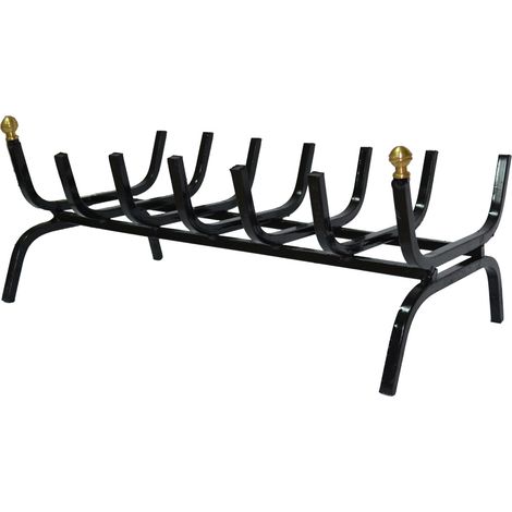 Brucialegna rettangolare a 7 barre - cm.55x35x16h. (1/3)