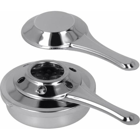 – Appareil à fondue en acier inoxydable – Réchaud à alcool pour 4 personnes – Diamètre 9 cm – Pour restaurant et buffet (1/3)