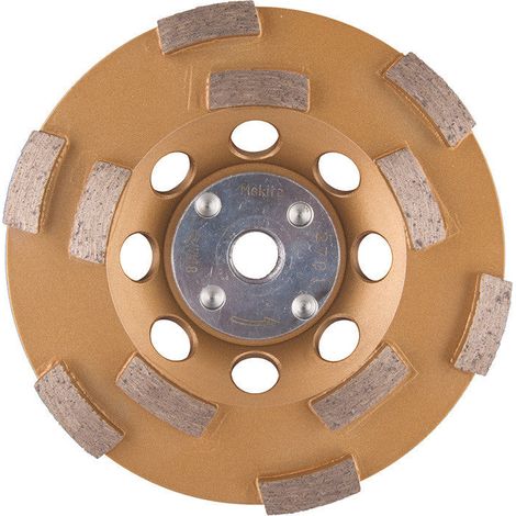 Plato de lijado de diamantes con bajas vibraciones MAKITA B-48549 para todo tipo de trabajos, para amoladoras de Ø 125 mm
