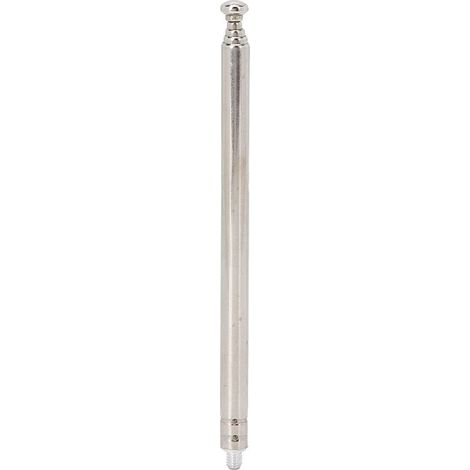 Antenne télescopique M3 filetage mle 5 Sections antenne télescopique pour TV Radio jouet électrique télécommande lampe VCD (1/5)
