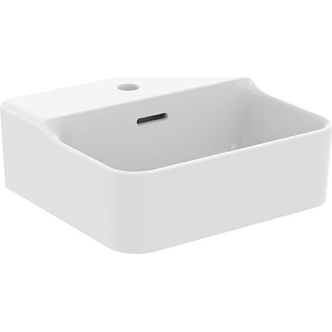 IDEAL STANDARD T3695V1 lavabo mural Conca 1 trou robinet avec trop-plein (1/2)