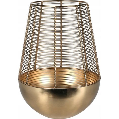 Home Styling Collection Candelabro Dorado 12 cm Metal