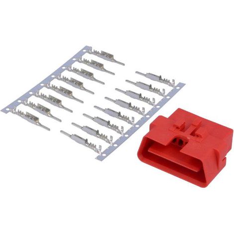 Fiche nue OBD male 16PIN avec broches