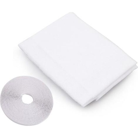 Moustiquaire invisible pour fenêtre et balcon, 150 x 130 cm-Moustiquaire invisible pour fenêtre et balcon, 150 x 130 cm (1/5)