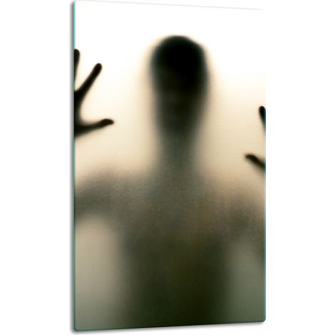 Glasplatte, Tischplatte, 30x52 cm, Mann (1/5)