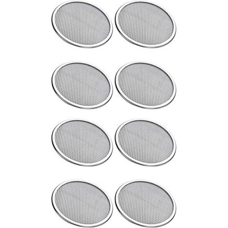 Lot de 8Couvercles D'éCran de Germination, éCran de Couvercle en Acier Inoxydable pour Bocal à Bouche RéGulièRe de 86Mm (Anneau Non (1/4)