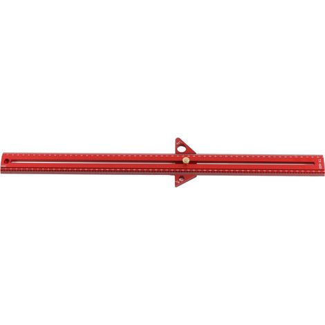 Règle de mesure multifonction en aluminium pour bois, rail en T de 60 cm/23,6 pouces, équerre d'angle portable (1/5)