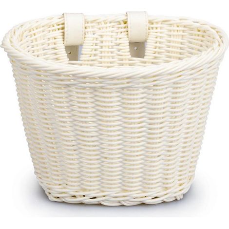 Multifunktionaler Frontkorb für traditionelle Fahrräder, wasserdicht und handgeflochten, ideal für Kinderfahrräder. (1/5)