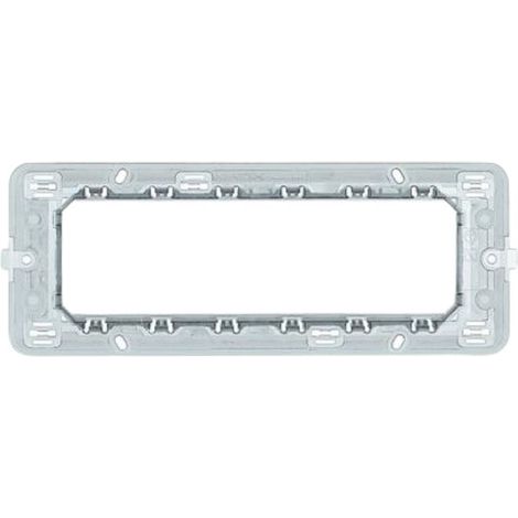 Supporto per placche compatibili con bticino matix vari formati modulo numero posti 6 posti - confezione 1 (1/5)