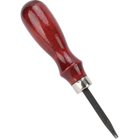 Coupe-bordures en cuir tanné végétal avec manche en bois, coupe-bordures de style japonais, loisirs créatifs (1/5)