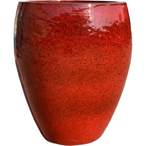 Vaso POSEIDON2 36x43cm rosso tropicale