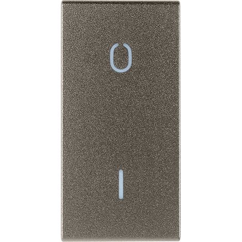 Tasto 1M Simbolo O I Metal VIMAR 19021.99.M