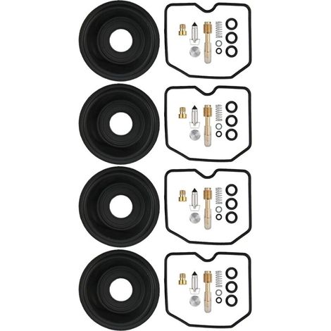 Kit de réparation de carburateur (4 pièces) pour Suzuki GSF600S Bandit (1996–2003), joints d’étanchéité et garnitures compatibles (1/5)