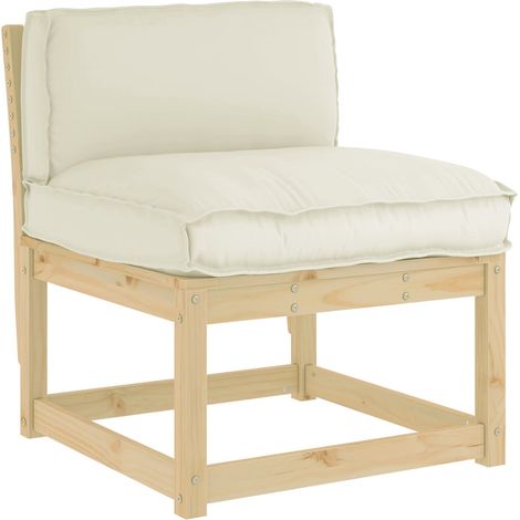 Maison Exclusive - Kissen Oxford-Stoff Creme 80 x 40 x 12 cm (1/5)