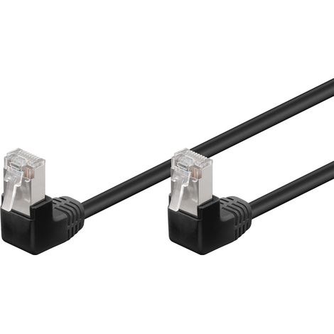 Goobay 96076 cable de red Negro 0,25 m Cat5e F/UTP (FTP)