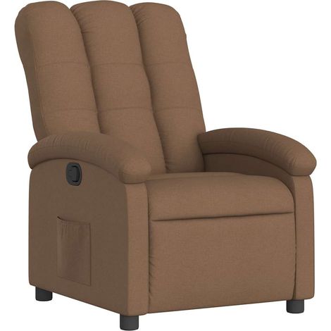 Maison Exclusive - Relaxsessel Braun Stoff