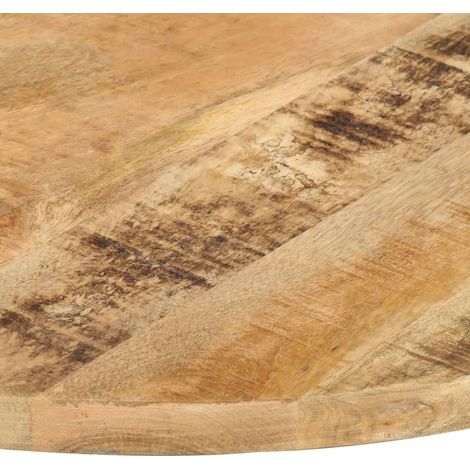 Maison Exclusive - Tischplatte Massivholz Mango Rund 25-27 mm 80