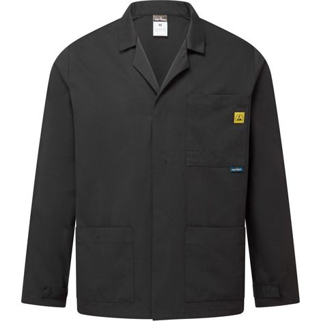 Giacca da laboratorio ESD - Taglia M - Nero - Portwest