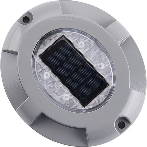 Lampes solaires de pont à 4 LED, éclairage d'allée en aluminium étanche pour chemin extérieur, escaliers de route, lampe de sol pour allée, jardin, patio, cour, décoration (1/5)