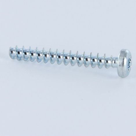 Vis pvc Tête cylindrique TC TORX T20 4X30 Acier zingué - 1 pièce