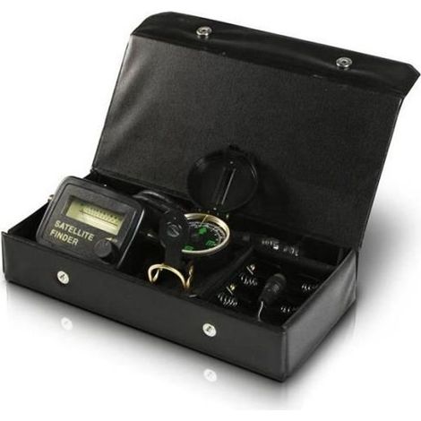 Kit Satfinder - HD LINE - Pointeur satellite - Malette de transport - Boussole - Câble F-connecteur (1/2)