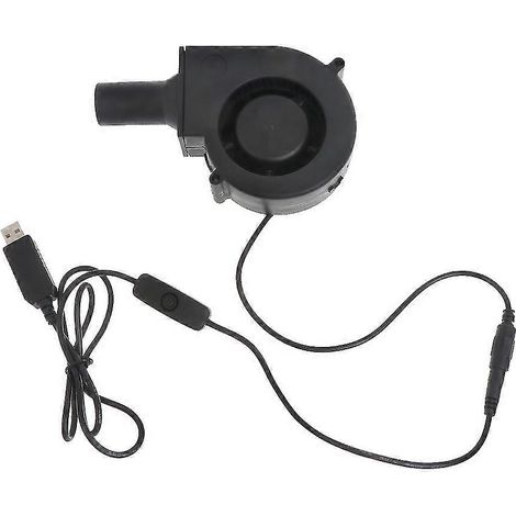Ventilateur de barbecue 9733, souffleur d'air 97x97x33mm, ventilateur CC sans balais avec conduit d'air pour le camping-AquaForge