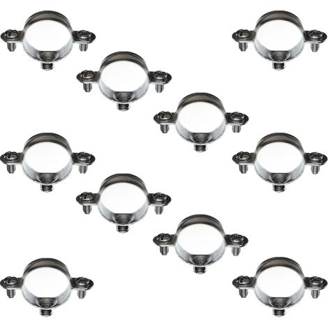 Sachet de 10 colliers simple métallique pour tube Ø20 - Ram (1/2)