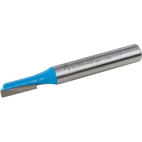 Fresa diritta metrica 1/4" in acciaio temprato da 3 x 12 mm a 20 x 20 mm silverline-5 x 12 mm (1/4)
