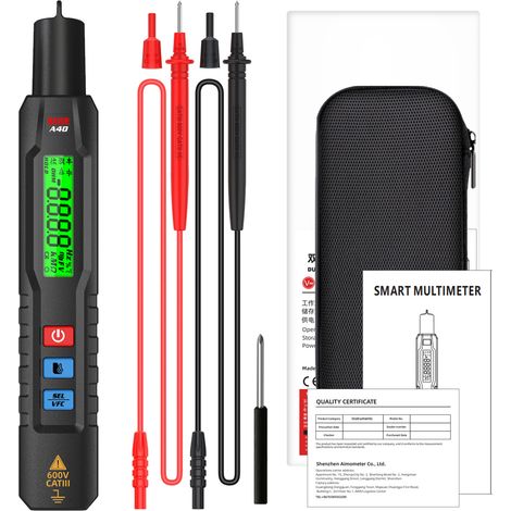 A40 3-in-1 Multifunktions-Infrarot-Tester-Multimeter Temperatur -20 bis 380 °C