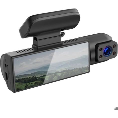 Dash cam avant et arriere 1080p vision nocturne , enregistreur de conduite mode stationnement 24h , wifi (1/4)