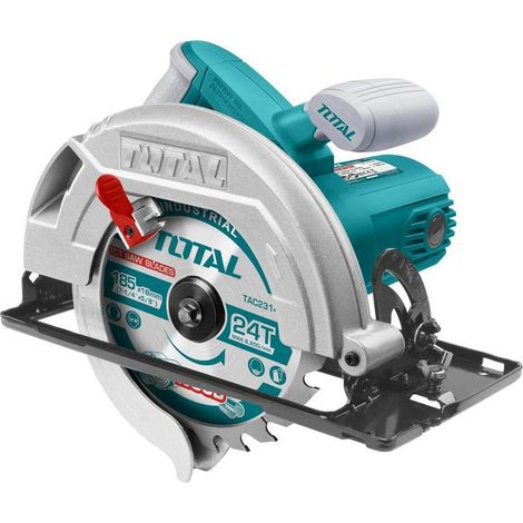 SEGA CIRCOLARE ELETTRICA 1400W SEGHE TRONCATRICE 185mm IMPUGNATURA ERGONOMICA TOTAL