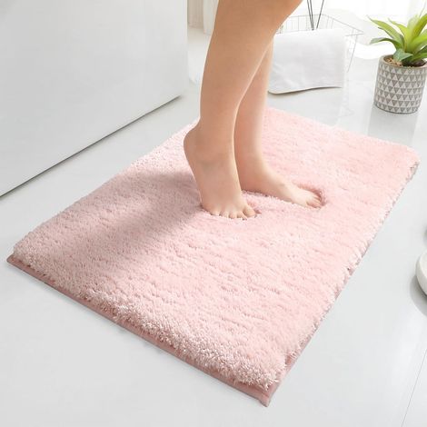 Tapis de Bain 80x120 cm,Tapis Salle de Bain Antidérapant Microfibre Tapis de Salle de Bain Lavable Machine, Tapis Bain Absorbant pour Douche, Séjour, Entrée (1/5)