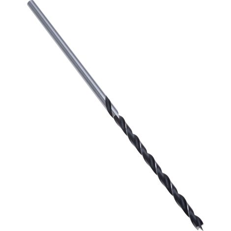 Mèche extra longue de 8 mm x 300 mm (lot de 3) - Mèches à pointe bradée et à spirale torsadée pour le perçage du bois, du plastique, du caoutchouc et le bricolage - fabriquées en acier au carbone (1/3)