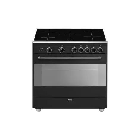 Cuisinière induction Smeg BG91IAN2 90x60 cm 5 foyers + four électrique multifonction 115 L Vapor Clean