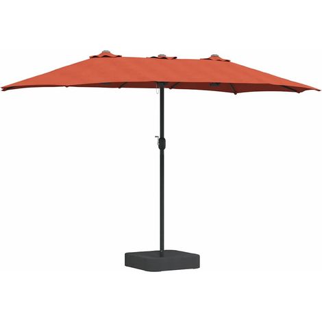 Maison Exclusive - Ombrello da giardino Terracotta 385 x 209 x 244 cm (1/5)