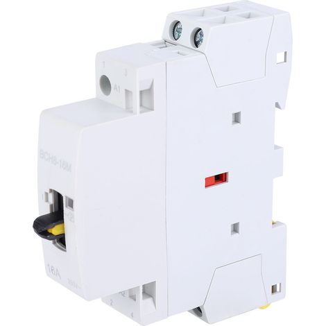Contacteur CA domestique 2P16A avec fonction de commande manuelle pour installation électrique de bâtiment 230V (1NO 1NC) (1/5)