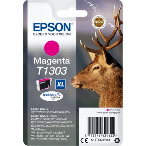 Epson C13T13034022 Cartuccia Inchiostro Cervo XL Magenta (1/5)