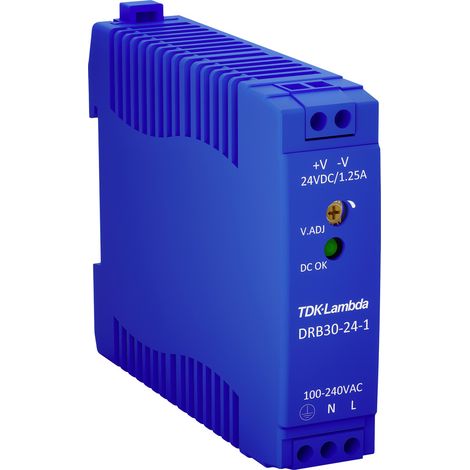 TDK-Lambda DRB30-24-1 Hutschienen-Netzteil (DIN-Rail) 24 V/DC 1.25 A 30 W Anzahl Ausgänge:1 x Inha (1/4)