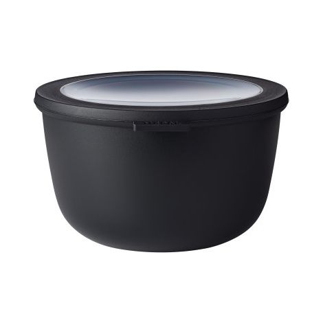 Mepal multi cuenco cirqula redondo 2000 ml - negro nórdico