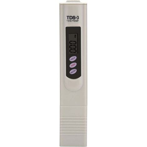 Testeur TDS Ulisem, compteur numérique multifonction, testeur professionnel de qualité de l'eau, testeur de pureté, débitmètre 0-9990 ppm avec écran LCD pour eau du robinet et aquarium