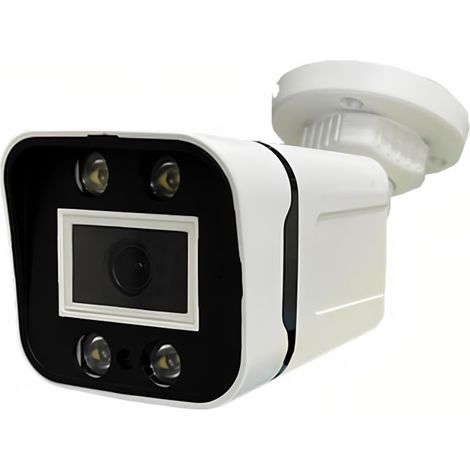 Telecamera Videosorveglianza Esterna Attacco DC POE Camera Sicurezza 4 LED 1080P (1/5)