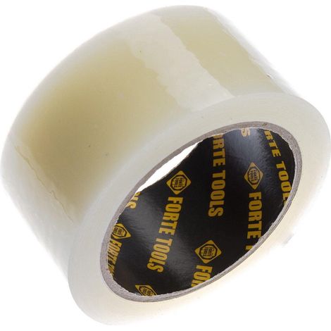 Forte Ruban adhésif polyéthylène transparent 33m x 50mm (1/2)